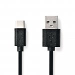 Usb-a Usb-c Adapteri Nedis 2m kaapelilla
