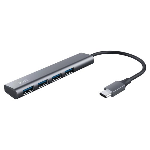 Usb-c-4-port Hub Trust halyx 3.2 gen1, hinta 34,60€