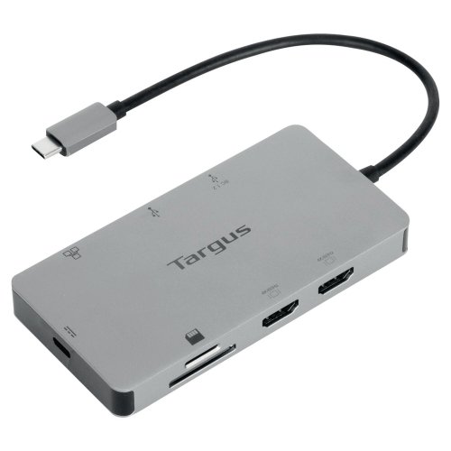 Usb-c Telakointiasema Targus dual video 4k multiport, hinta 101,53€