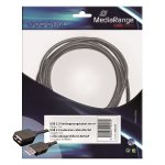 Usb-jatkojohto MediaRange 3m USB 2.0 musta