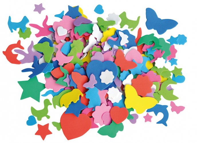 Vaahtomuovihahmot Playbox värilajitelma /250, hinta 2,24€