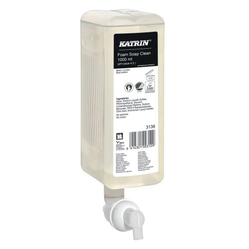 Vaahtosaippua Katrin 3136 clean 1l 6kpl, hinta 99,79€