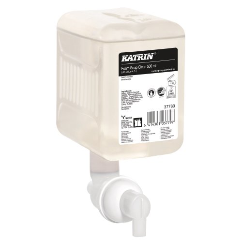 Vaahtosaippua Katrin 37780 clean 500ml, hinta 7,27€