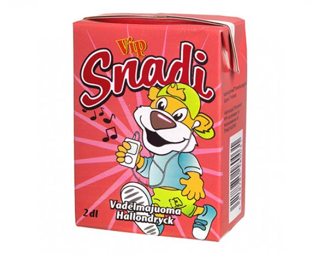 Vadelmajuoma Pillimehu Vip Snadi 10 x 2 dl, hinta 6,84€