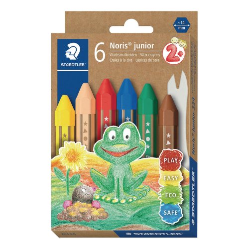 Vahaliitu Staedtler noris junior 224 värilajitelma 6kpl, hinta 10,03€