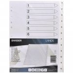 Välilehti 1-12 a4 pp valkoinen