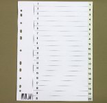 Välilehti Esselte A4 kartonki 20-osainen