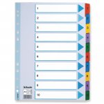 Välilehti Esselte mylar 1-10 a4 muovikieli