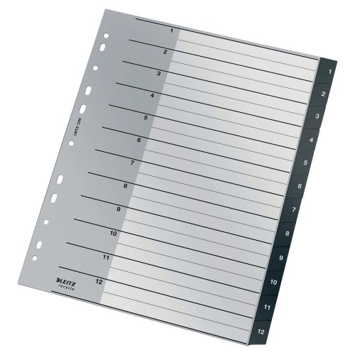 Välilehti Leitz a4 recycle a4 12-osainen, hinta 8,68€