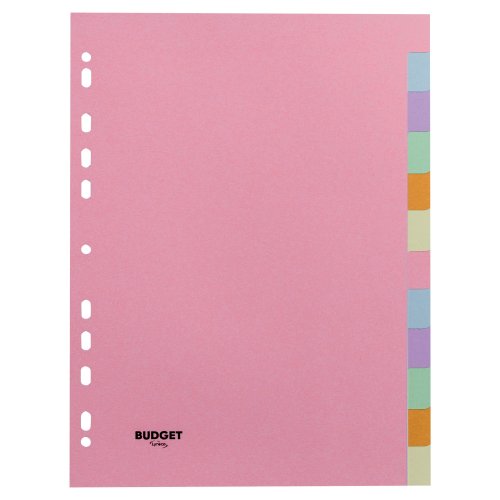 Välilehti Lyreco 12-osainen a4 kartonki, hinta 0,89€