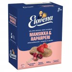 Välipalakeksi Elovena mansikka-raparperi 30g 10kpl