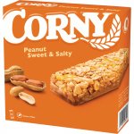 Välipalapatukka Corny peanut sweet & salty 25g 6kpl