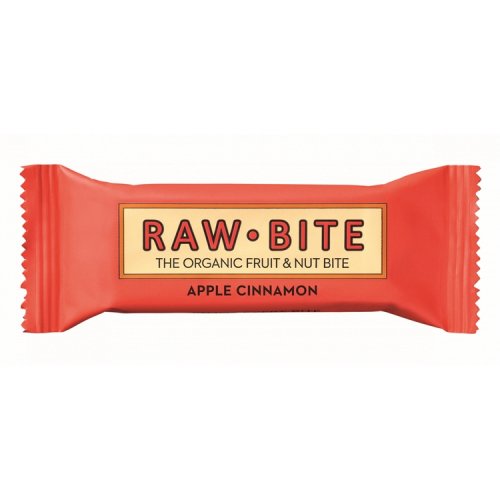 Välipalapatukka Rawbite Apple & Cinnamon luomu 50g/12, hinta 37,16€