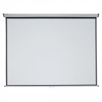 Valkokangas Nobo 200 x 151cm kattoon tai seinälle valkokankaat edulliseen hintaan hyvä valkokangas