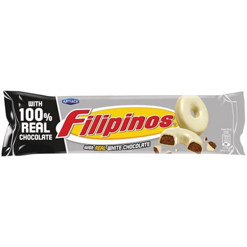 Valkosuklaakeksi Filipinos 120 g, hinta 2,79€