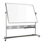 Valkotaulu pyörillä 150 x 120cm Bi-office evolution siirtotaulu 