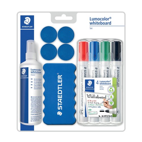 5726819 Staedtler valkotaulusetti 613 Lumocolor suoraan varastostamme nopealla toimituksella. Staedtler valkotaulupaketissa on vesiliukoisia valkotauluvälineitä. Katso lisää valkotauluja verkkokaupasta!