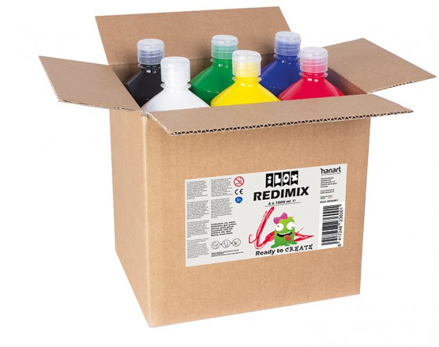 Valmisväri ILOX Redimix perusvärit 6 x 1000 ml, hinta 32,01€