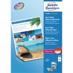 Valokuvapaperi a4 200g Avery premium laser glossy 100kpl