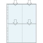 Valokuvatasku A4 PP 4 taskua * 10 x 15 cm /10