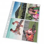 Valokuvatasku Esselte a4 pp 10 x 15cm 80mic kirkas 10kpl