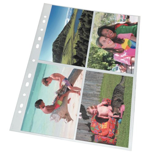 Valokuvatasku Esselte a4 pp 10 x 15cm 80mic kirkas 10kpl, hinta 2,64€