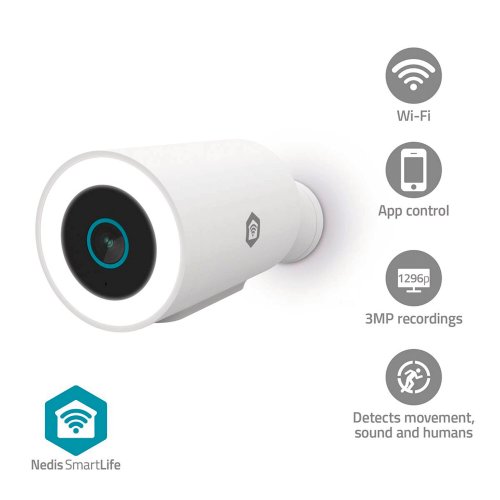 Valvontakamera Nedis smartlife ulkokäyttöön, hinta 30,67€