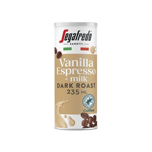 Vanilla Espresso Segafredo jääkahvijuoma 12kpl, hinta 41,46€
