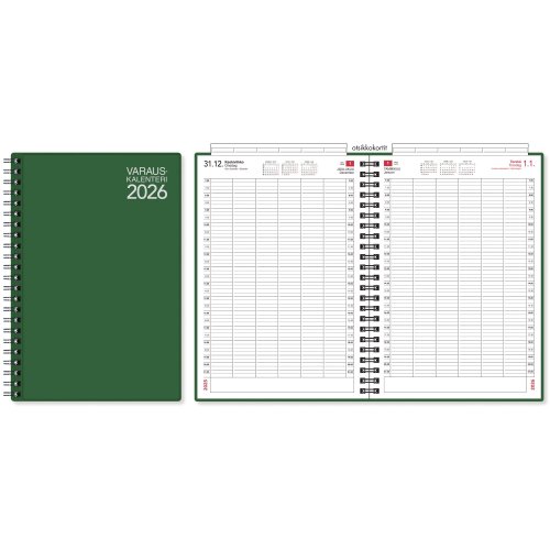 Varauskalenteri 2026 Cc 2806 210 × 297mm, hinta 34,39€