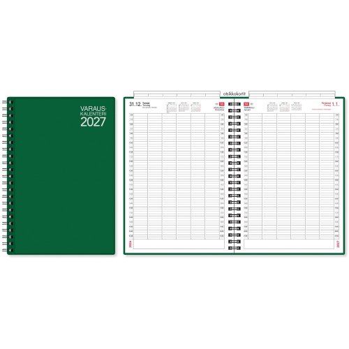 Varauskalenteri 2027 Cc 2807 210 × 297mm, hinta 29,70€