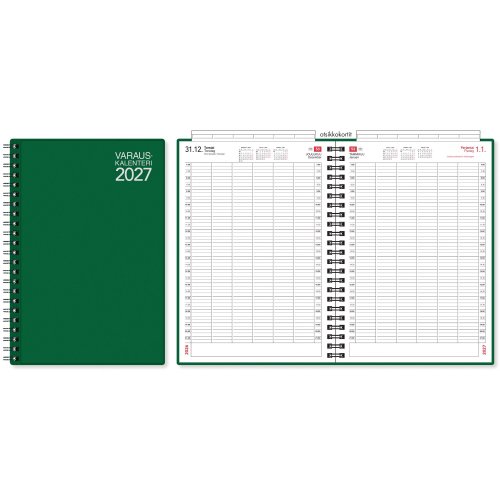 Varauskalenteri 2027 Cc 2807 210 × 297mm, hinta 29,70€