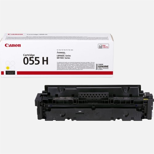 Laserkasetti Canon 055H Y LBP664/MF742 keltainen värikasetti, hinta 228,48€