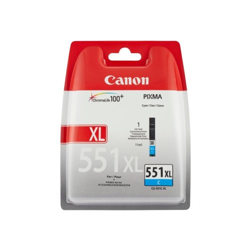 Mustekasetti Canon CLI-551XLC LP7250 sininen mustepatruuna, hinta 19,28€