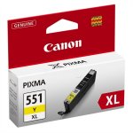 Mustekasetti Canon CLI-551XLY LP7250 keltainen mustepatruuna