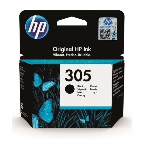 Mustekasetti HP 305 musta värikasetti, hinta 12,32€