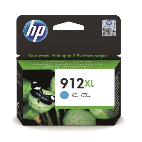 Mustekasetti HP 3YL81AE/912XL sininen värikasetti, hinta 21,74€