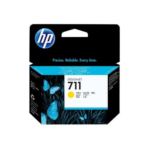 Mustekasetti HP 711 DesignJet T120 keltainen värikasetti, hinta 40,03€