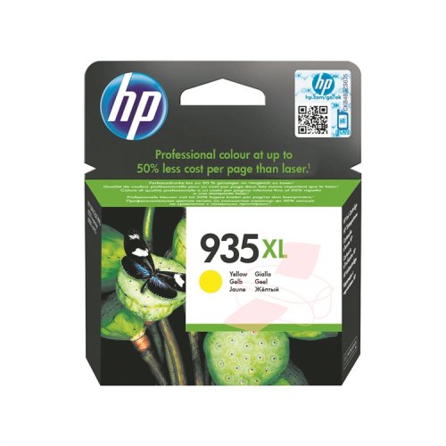 Mustekasetti HP 935XL/C2P26AE keltainen värikasetti, hinta 27,58€