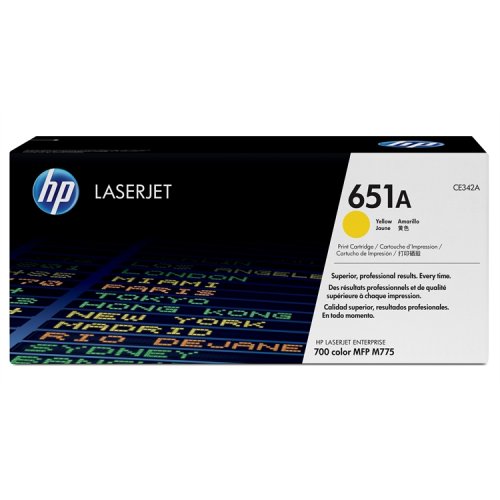 Laserkasetti  HP CE342A /651A700 Color Mfp M775 kelt värikasetti, hinta 564,43€