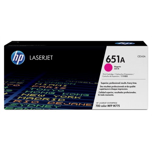 Laserkasetti  HP CE343A /651A 700 Color Mfp M775 pun värikasetti, hinta 564,43€
