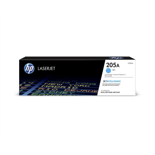 Laserkasetti  HP CF531A 205A sininen värikasetti, hinta 65,46€