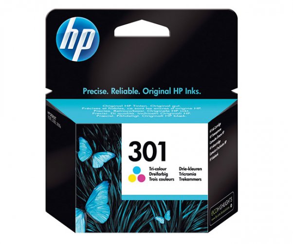 Mustekasetti HP CH562EE 301 3-COLOR värikasetti, hinta 27,92€