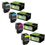 Värikasetti Lexmark 80C2XKE CX510 musta