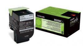 Värikasetti Lexmark 80C2SK0 802SK musta 2,5K