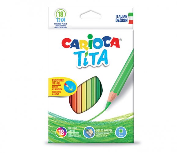 Värikynä CARIOCA Tita värilajitelma /18, hinta 2,72€