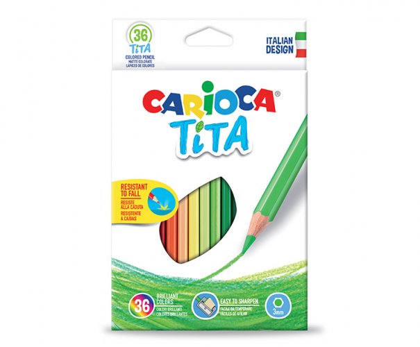 Värikynä CARIOCA Tita värilajitelma /36, hinta 5,48€