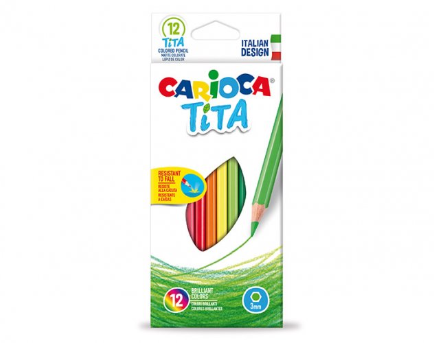 Värikynä CARIOCA Tita värilajitelma /12, hinta 1,85€