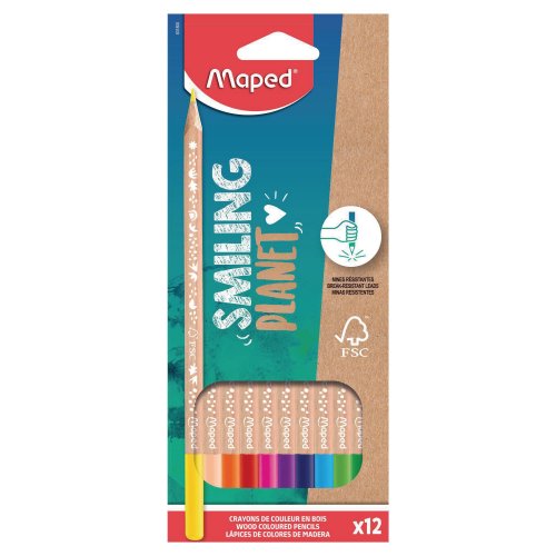 Värikynä Maped 831800fc s/planet . 1 kpl=12 kynää 12kpl, hinta 6,42€