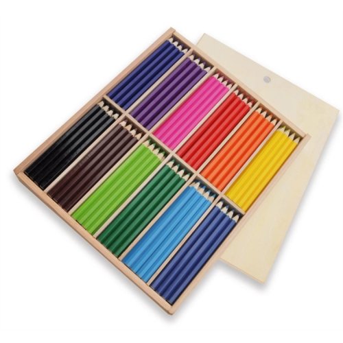 Värikynä puulaatikossa Playbox jumbo värilajitelma /144, hinta 75,52€