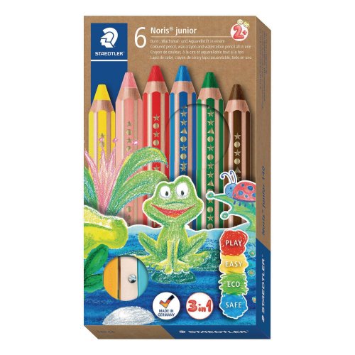 Värikynä Staedtler buddy chunky 3in1 6kpl, hinta 25,88€